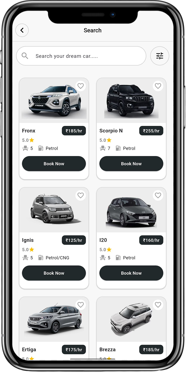 Shivaya Car Rental App